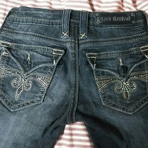 Like new rock revival jeans size 26